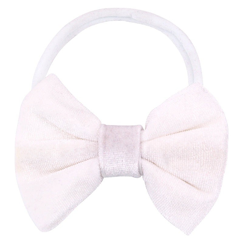 Obi Cutie Velvet Snow Angel Bow