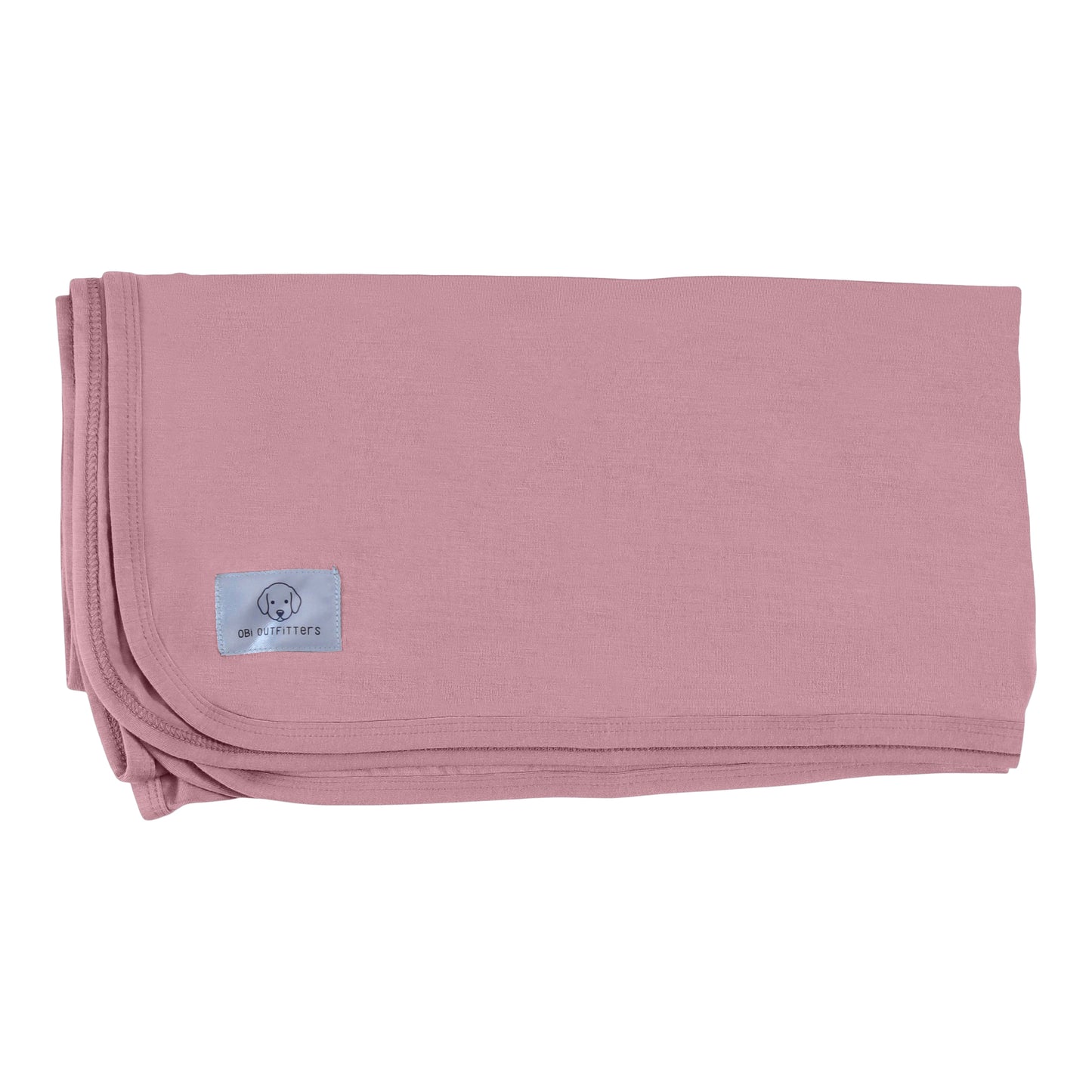 bamboo blanket deep rose