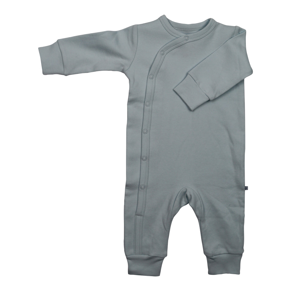 obi organic cotton kimono side snap-skywriting baby girl boy