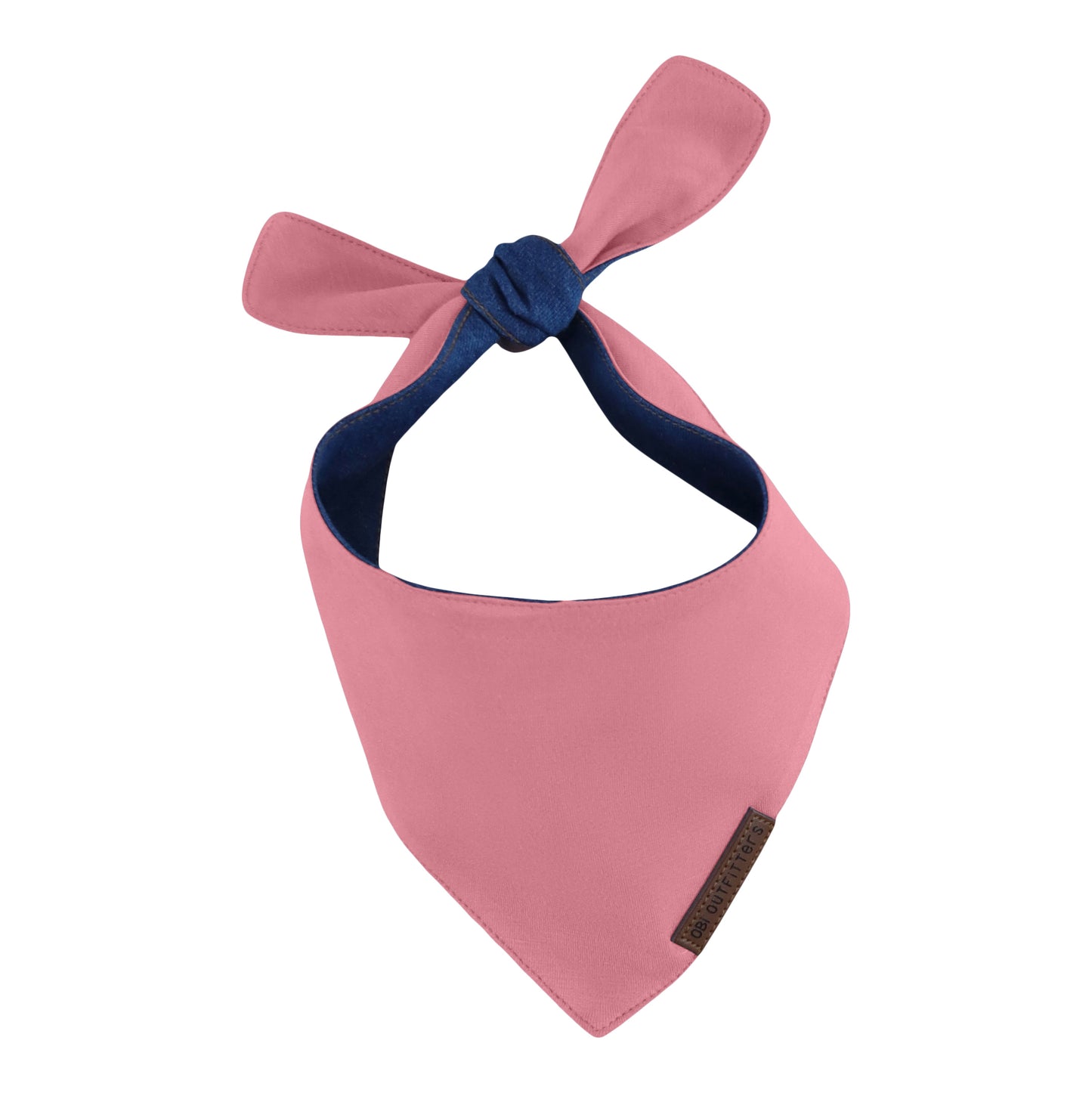 premium puppy bandana deep rose