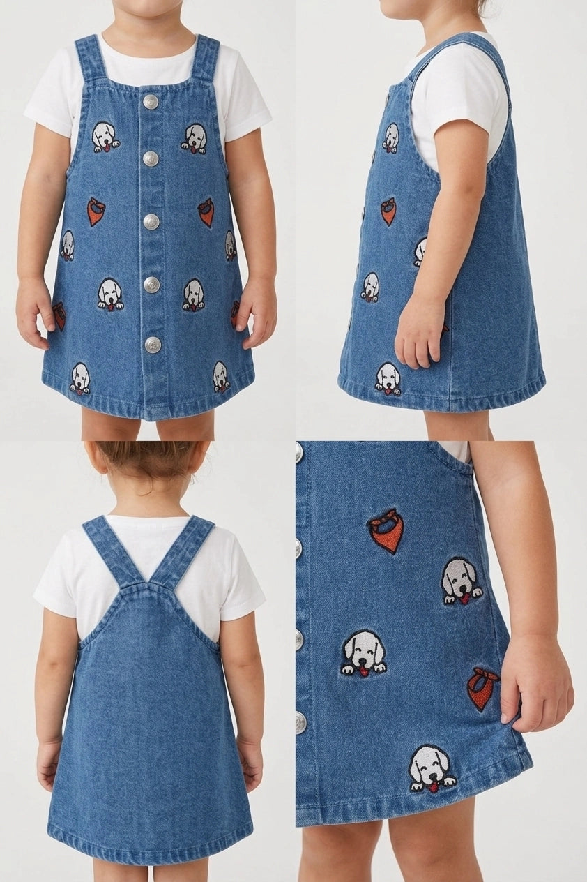 Obi Puppy Love Denim Dress