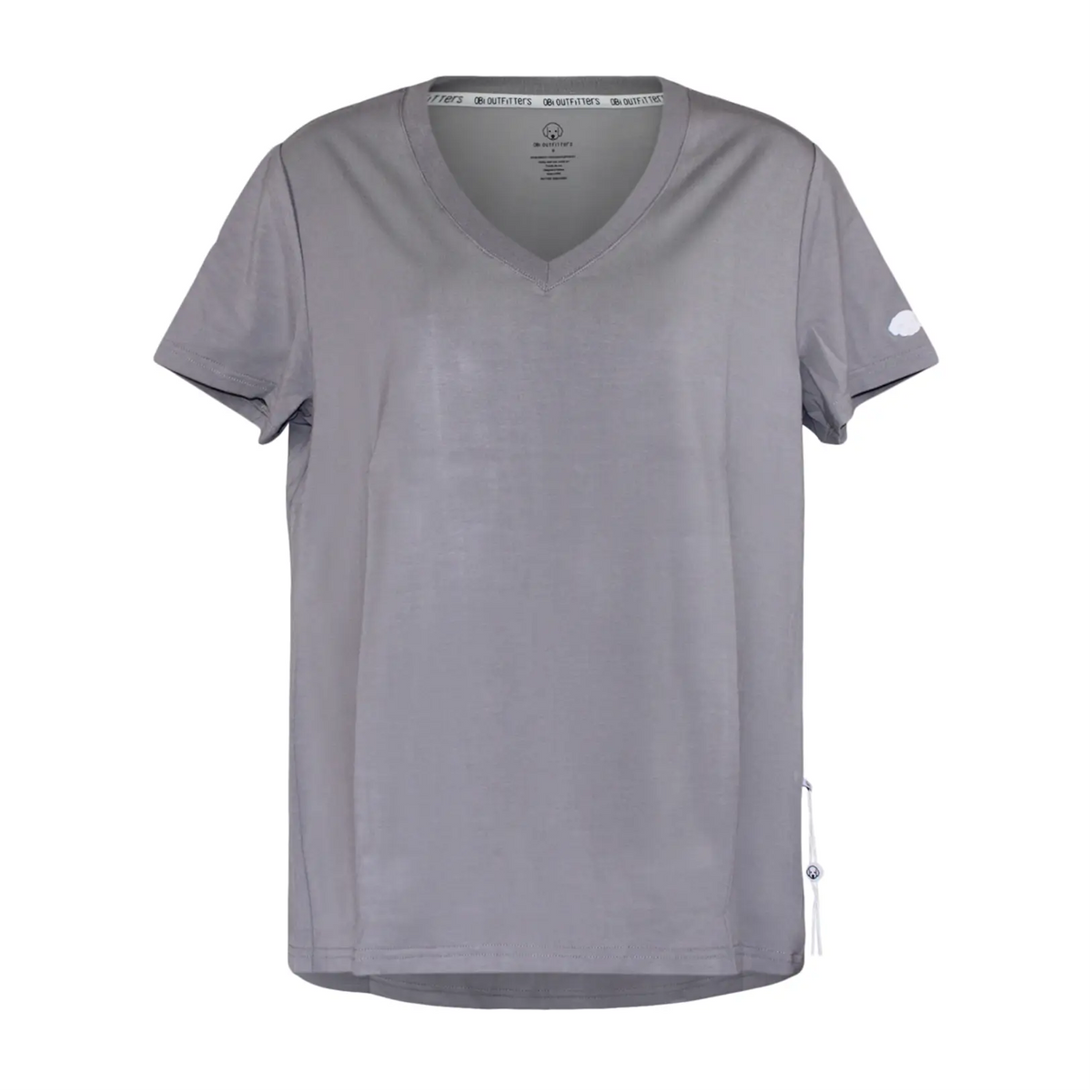 women premium bamboo together tee battleship grey