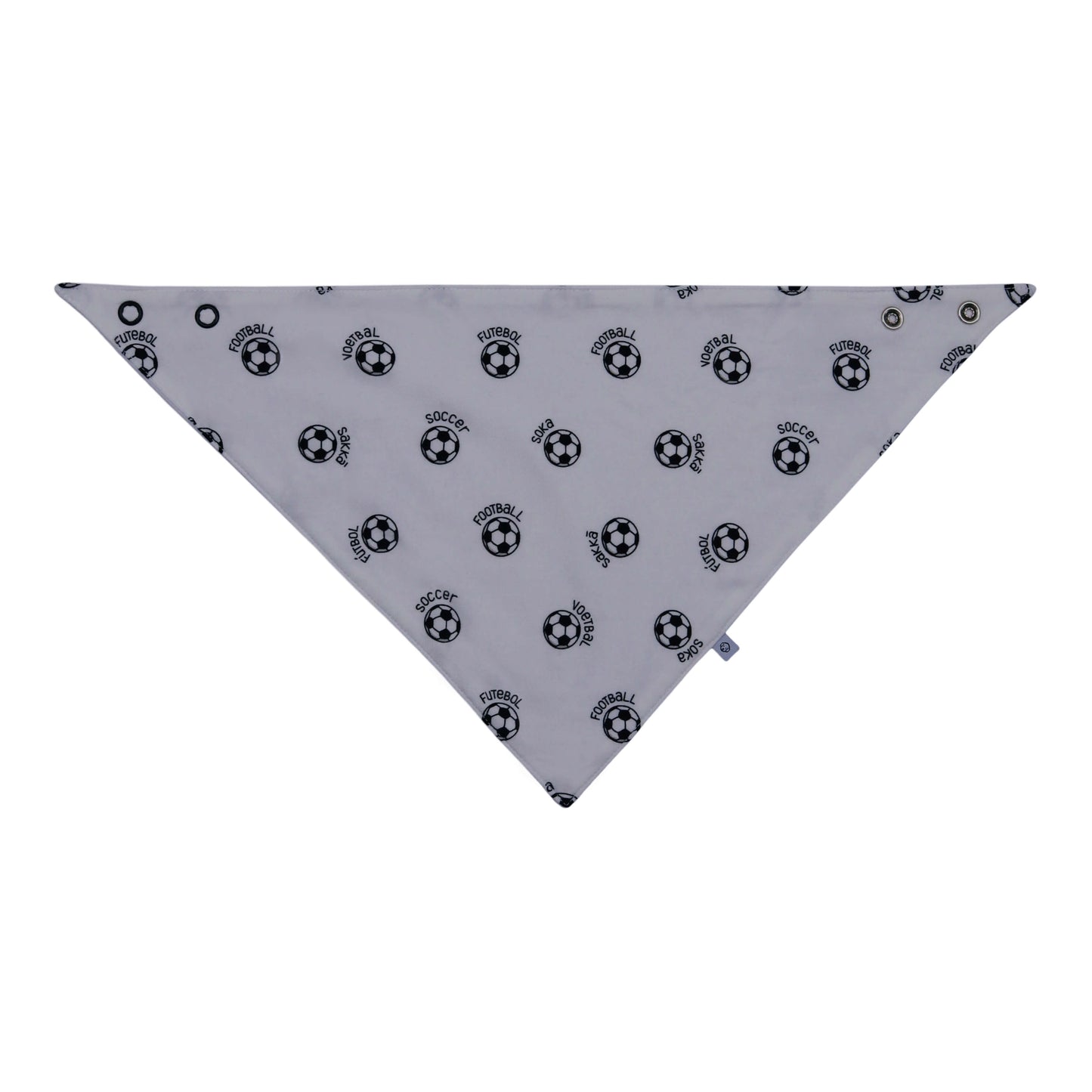 world soccer bamboo bib for girl boy