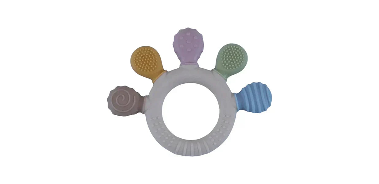 Benefits of silicone teether rings for teething babies