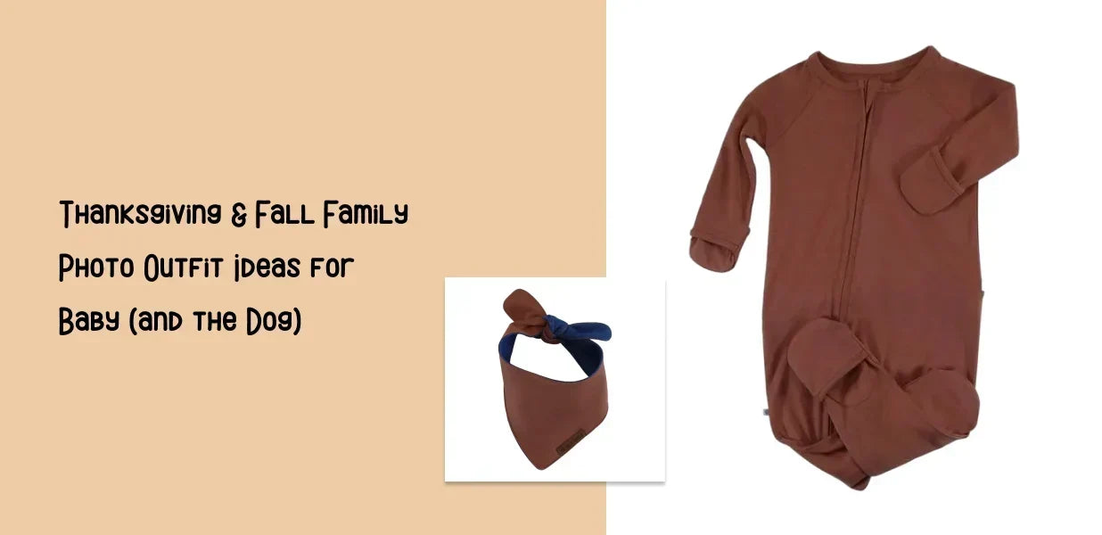 Thanksgiving & Fall Family Photo Outfit Ideas for Baby (and the Dog)