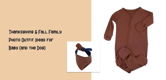 Thanksgiving & Fall Family Photo Outfit Ideas for Baby (and the Dog)