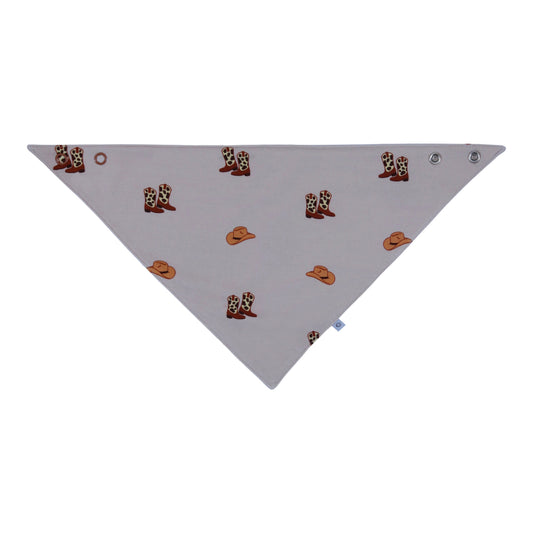 bamboo bib Cowboy Boots & Hats pattern