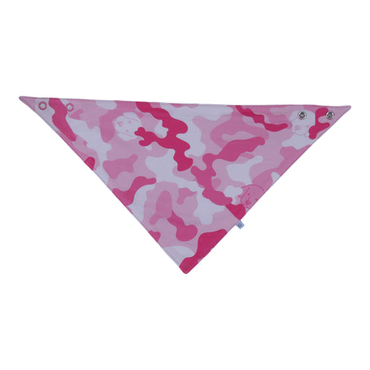 bamboo bib Pink Camo pattern
