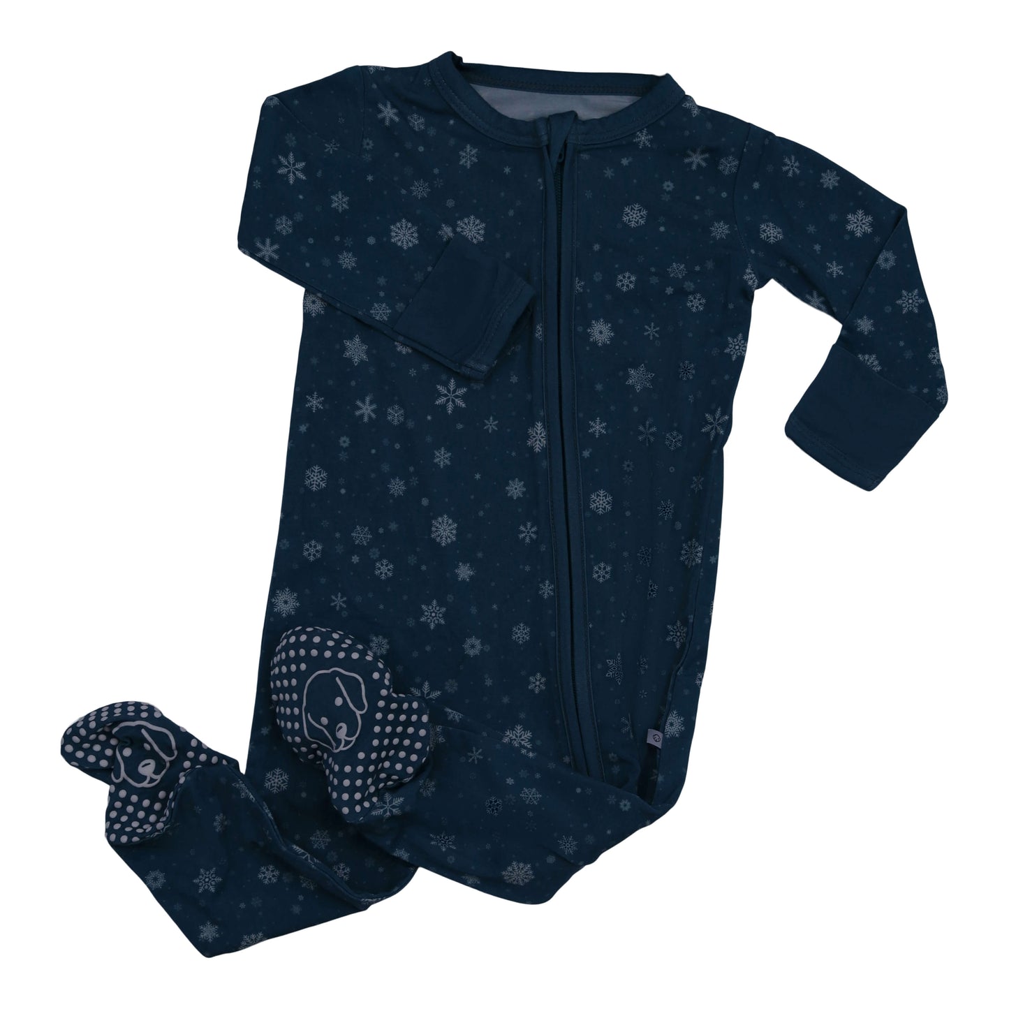 Snow Flakes Hanukkah Blue