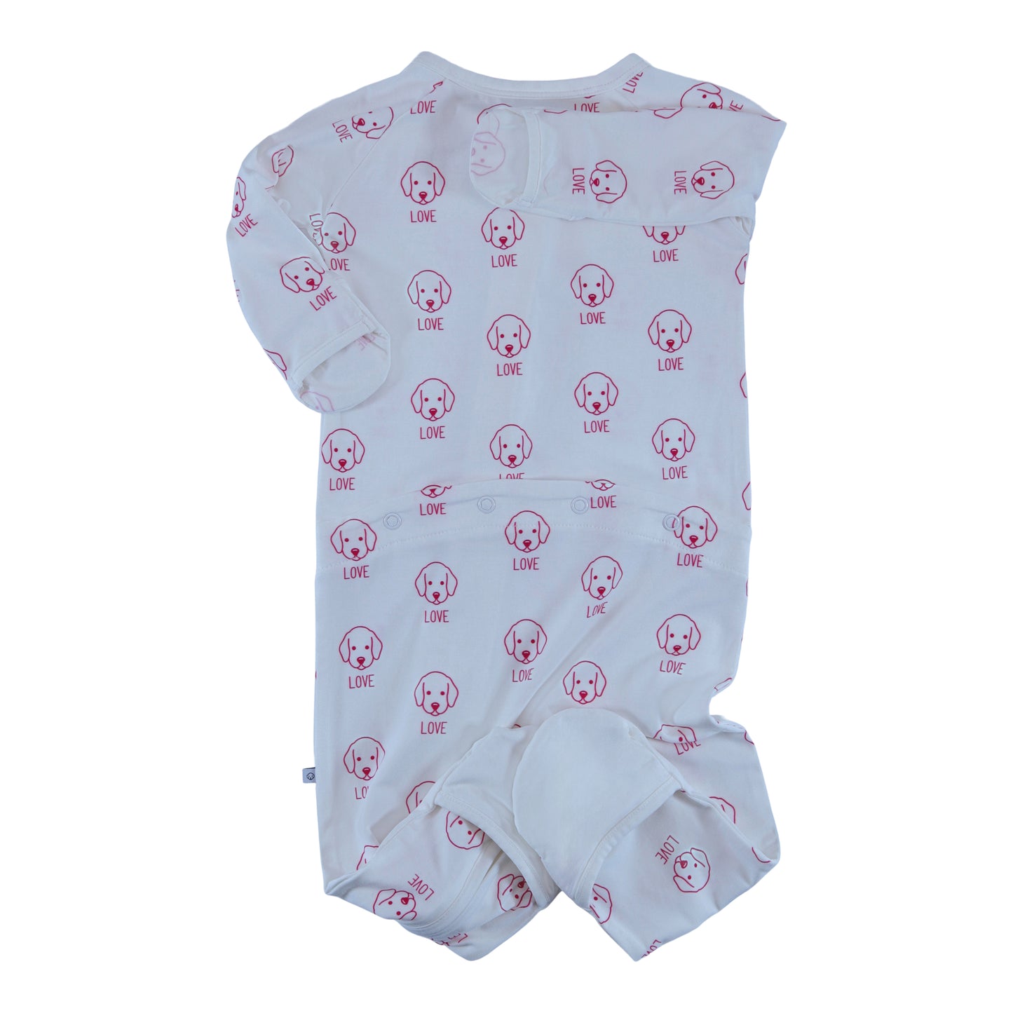 convertible zip romper pink obi love collection
