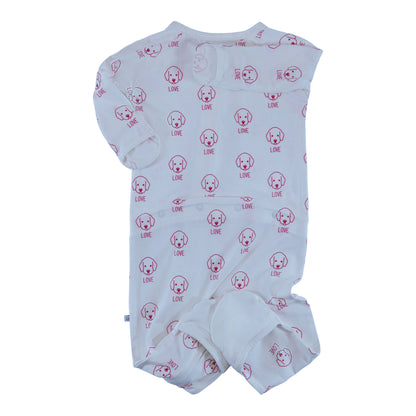convertible zip romper pink obi love collection