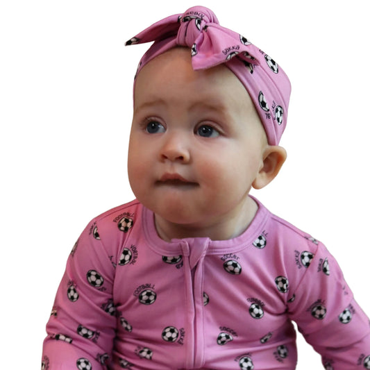 Pink World Soccer Obi Cutie Bow