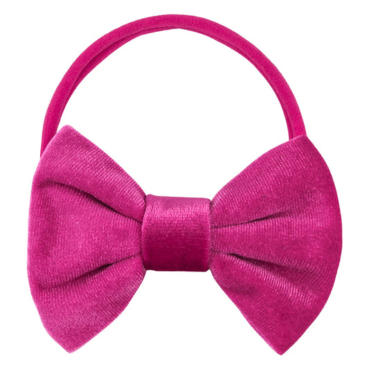 Obi Cutie Velvet Cotton Candy Bloom Bow