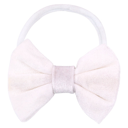 Obi Cutie Velvet Snow Angel Bow