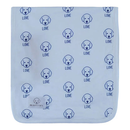 Blue Obi Love Baby & Puppy Matching Set