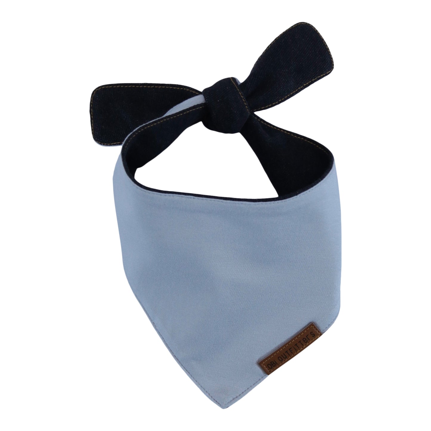 premium puppy bandana baby blue mist