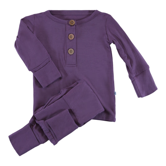 2-Piece top & bottom eggplant