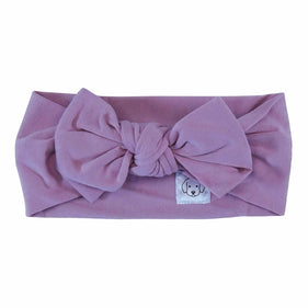 Obi cutie bow headwrap eggplant