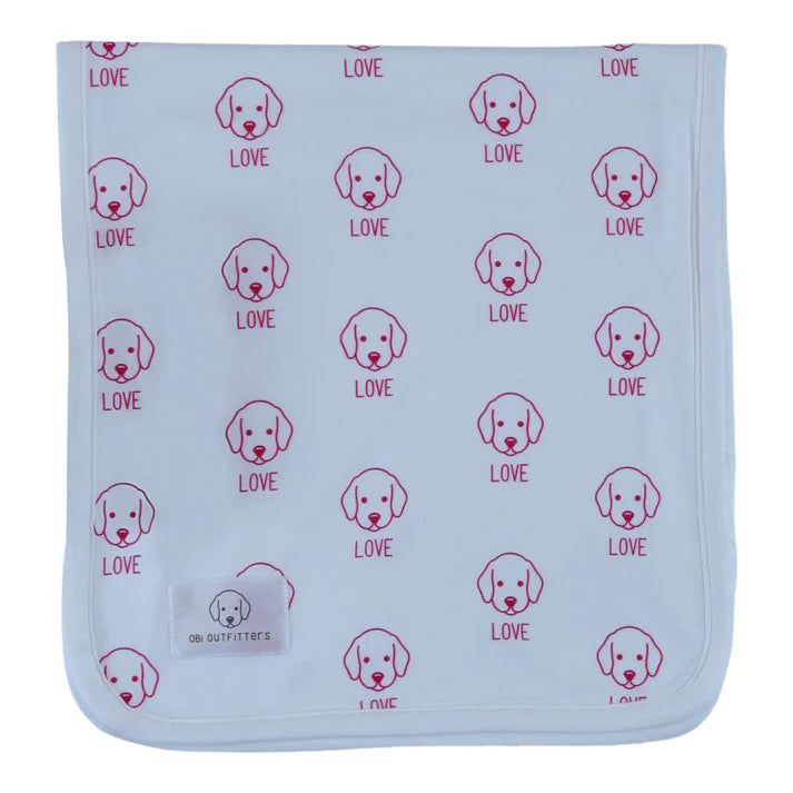 Pink Obi Love Baby & Puppy Matching Set