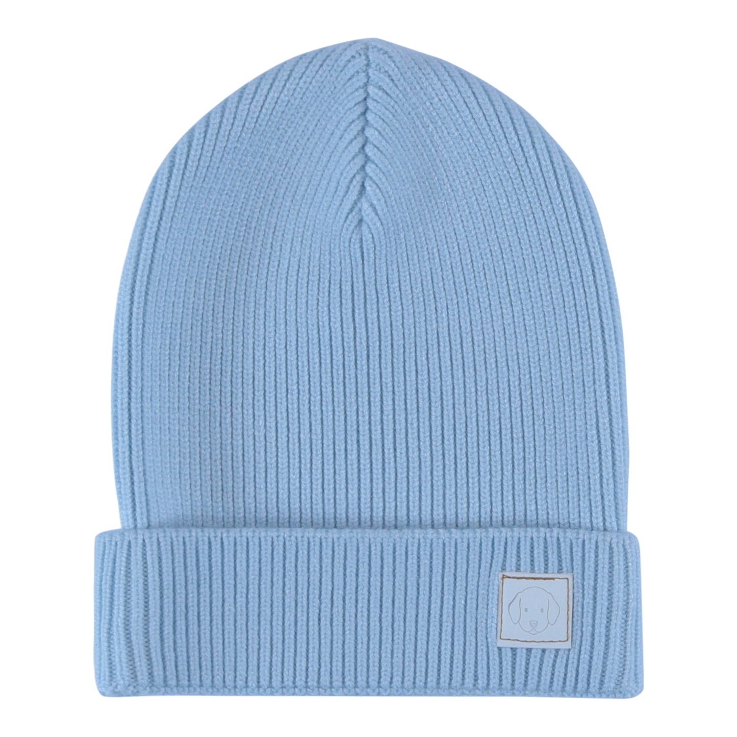Sweet knit baby beanie sky blue