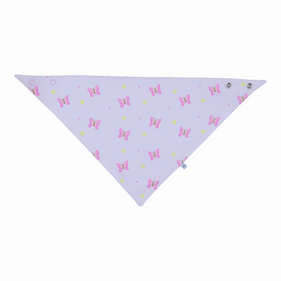 bamboo bib butterflies girl