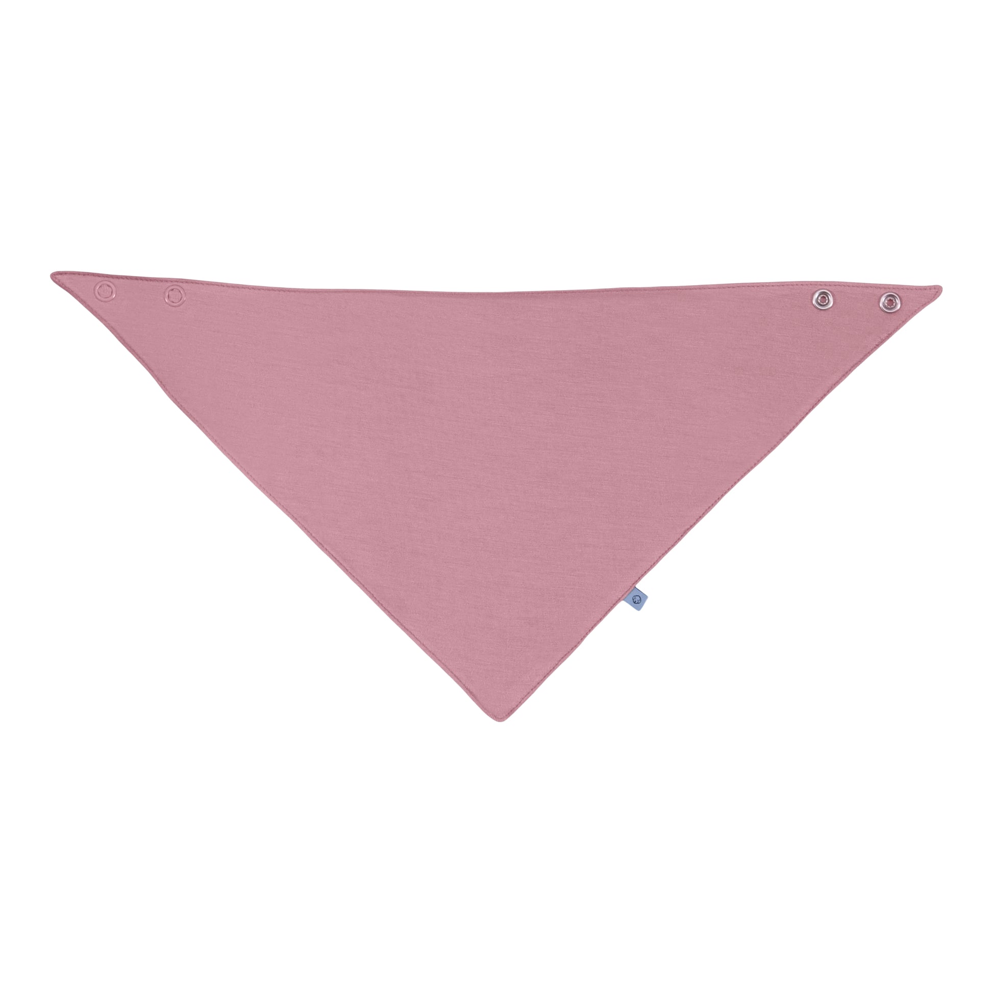 bamboo bib deep rose for baby girl