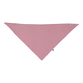 bamboo bib deep rose for baby girl