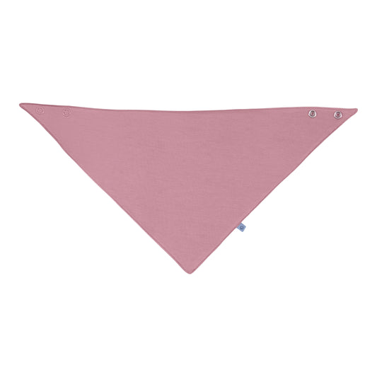 bamboo bib deep rose for baby girl