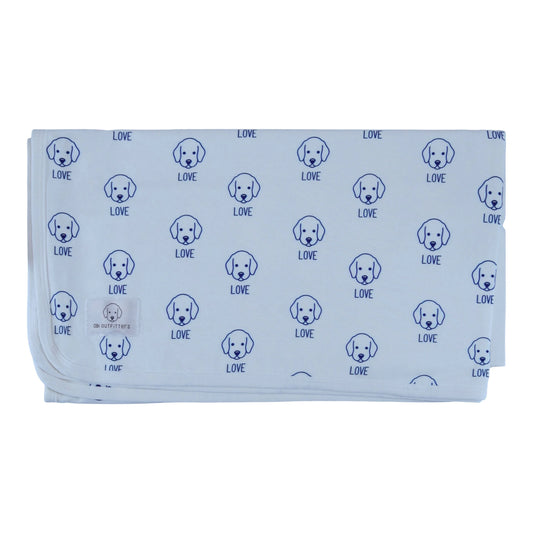 bamboo blanket blue obi love collection