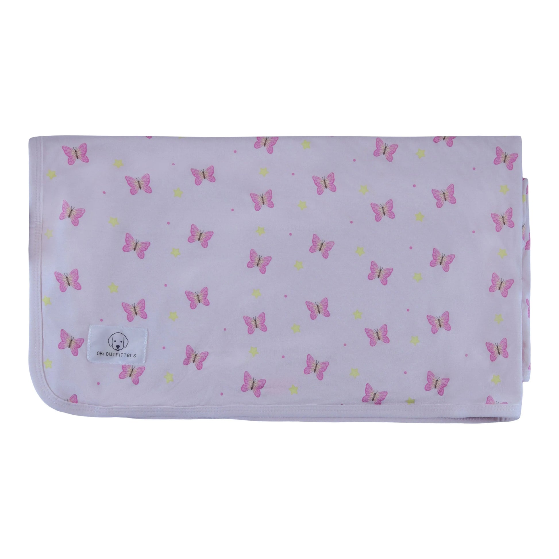 bamboo blanket butterflies