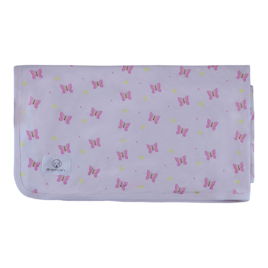 bamboo blanket butterflies