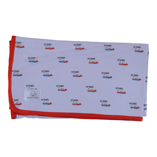 bamboo blanket dream boat whimsical collection