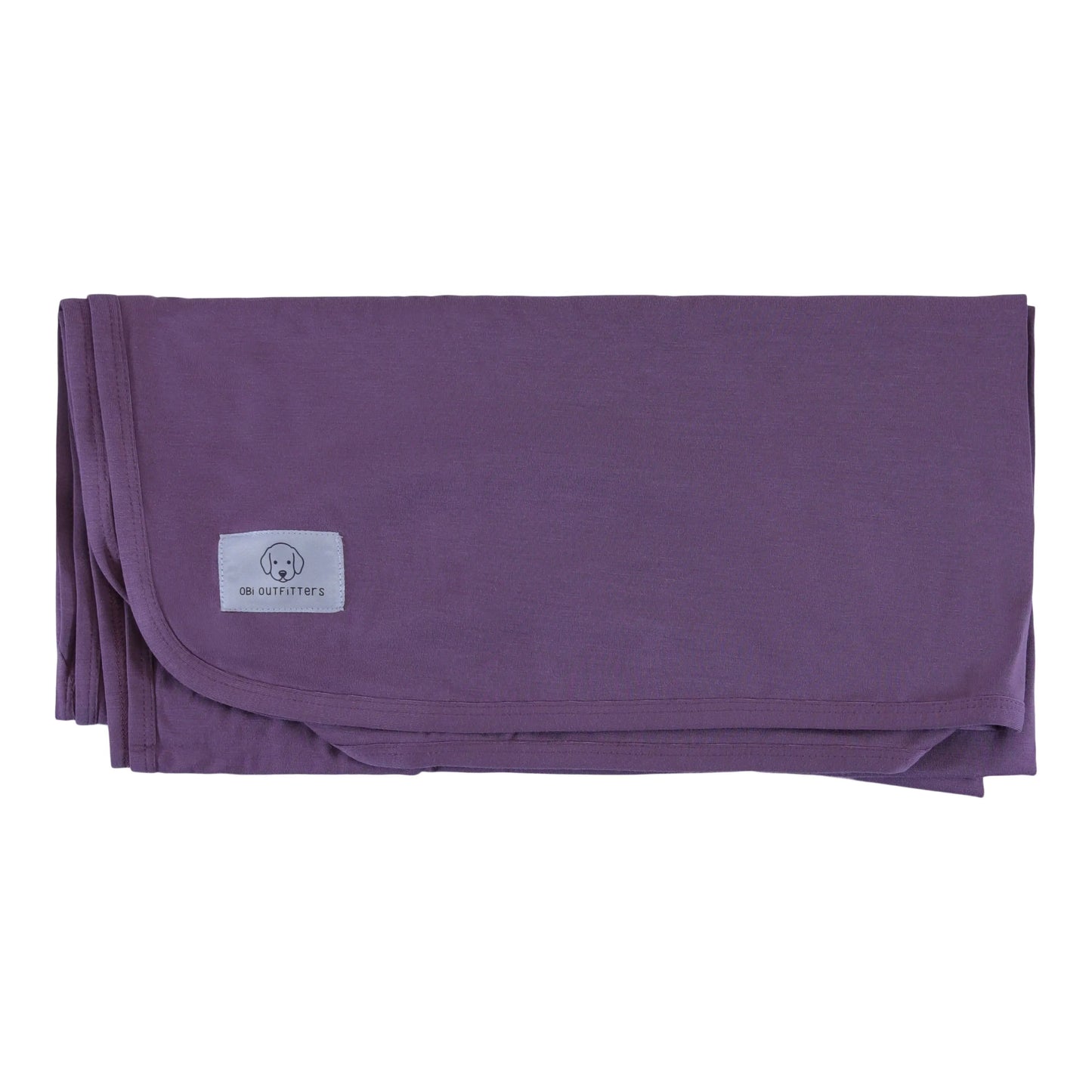 bamboo blanket eggplant