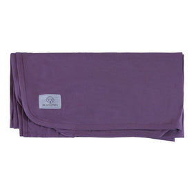 bamboo blanket eggplant