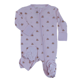 bamboo zipper footie cutie pie whimsical collection
