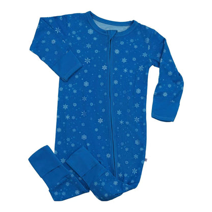Bamboo Zipper Snowflakes Bright Christmas Outfit