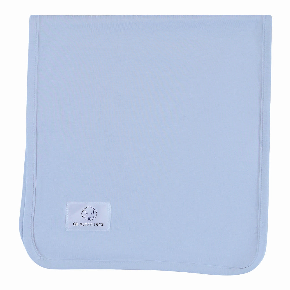 burp cloth baby blue mist boy
