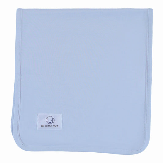 burp cloth baby blue mist boy