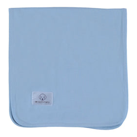 burp cloth baby blue mist