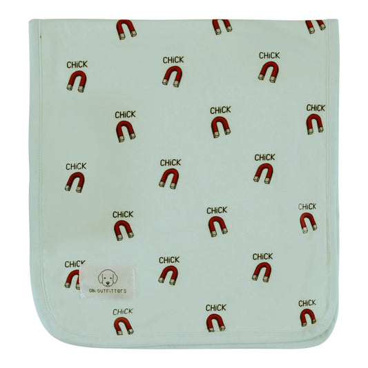 burp cloth chick magnet