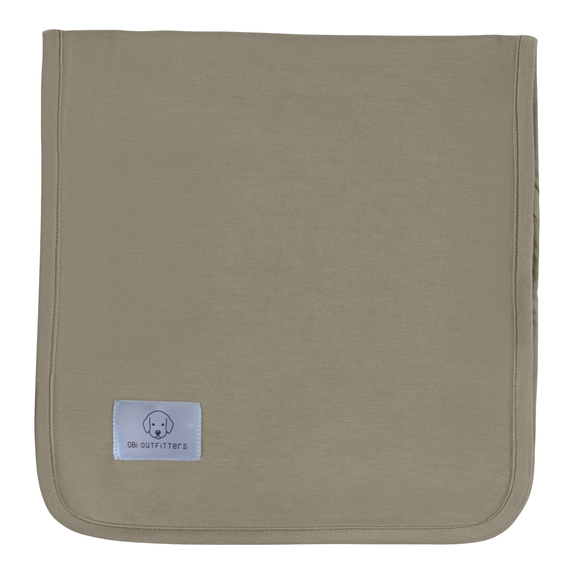 Burp cloth cocoa taupe