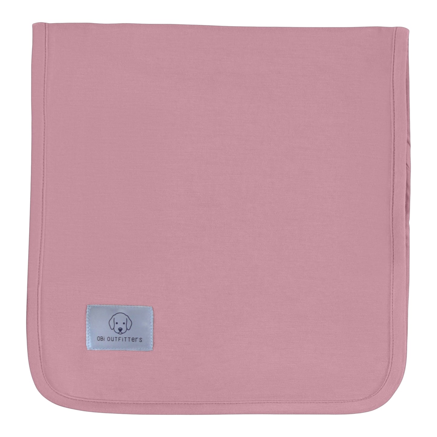 burp cloth deep rose