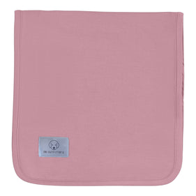 burp cloth deep rose