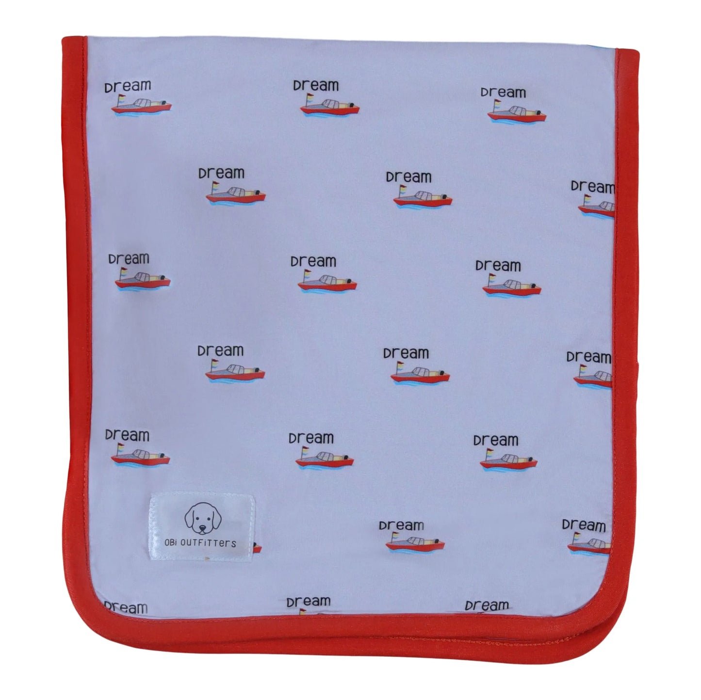 burp cloth dream boat whimsical collection