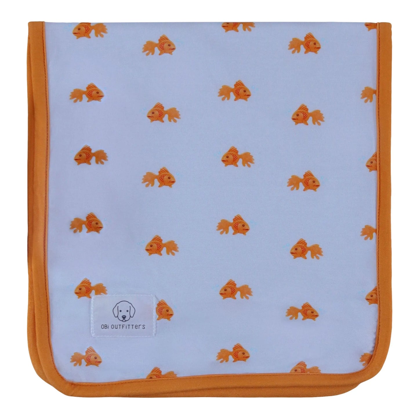 burp cloth goldfish