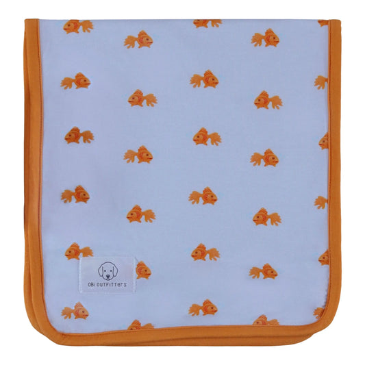 burp cloth goldfish
