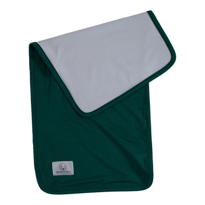 burp cloth jungle green for baby girl