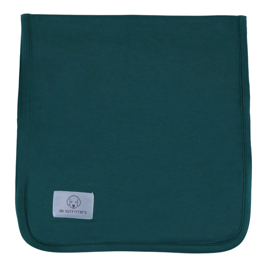 burp cloth jungle green