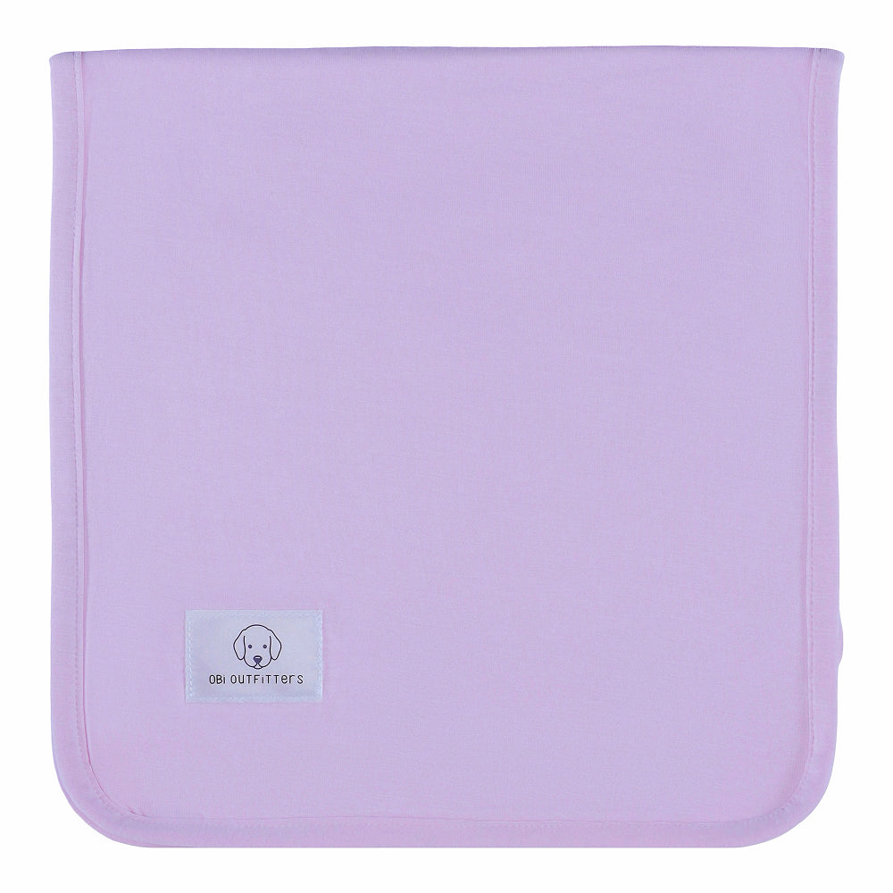 burp cloth lavender frost girl