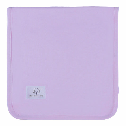 burp cloth lavender frost girl